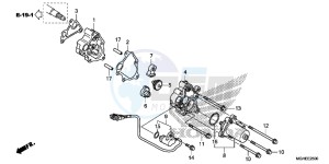 VFR1200XDE CrossTourer - VFR1200X Dual Clutch 2ED - (2ED) drawing REDUCTION GEAR