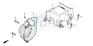 SFX50 drawing FAN COVER/SHROUD