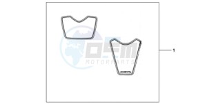 CBR1000RA9 Korea - (KO / ABS MME) drawing RACING STICKERS