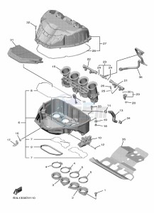 YZF1000 YZF-R1 (B3LS) drawing INTAKE