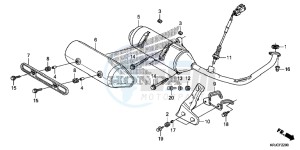 FES125AC drawing EXHAUST MUFFLER