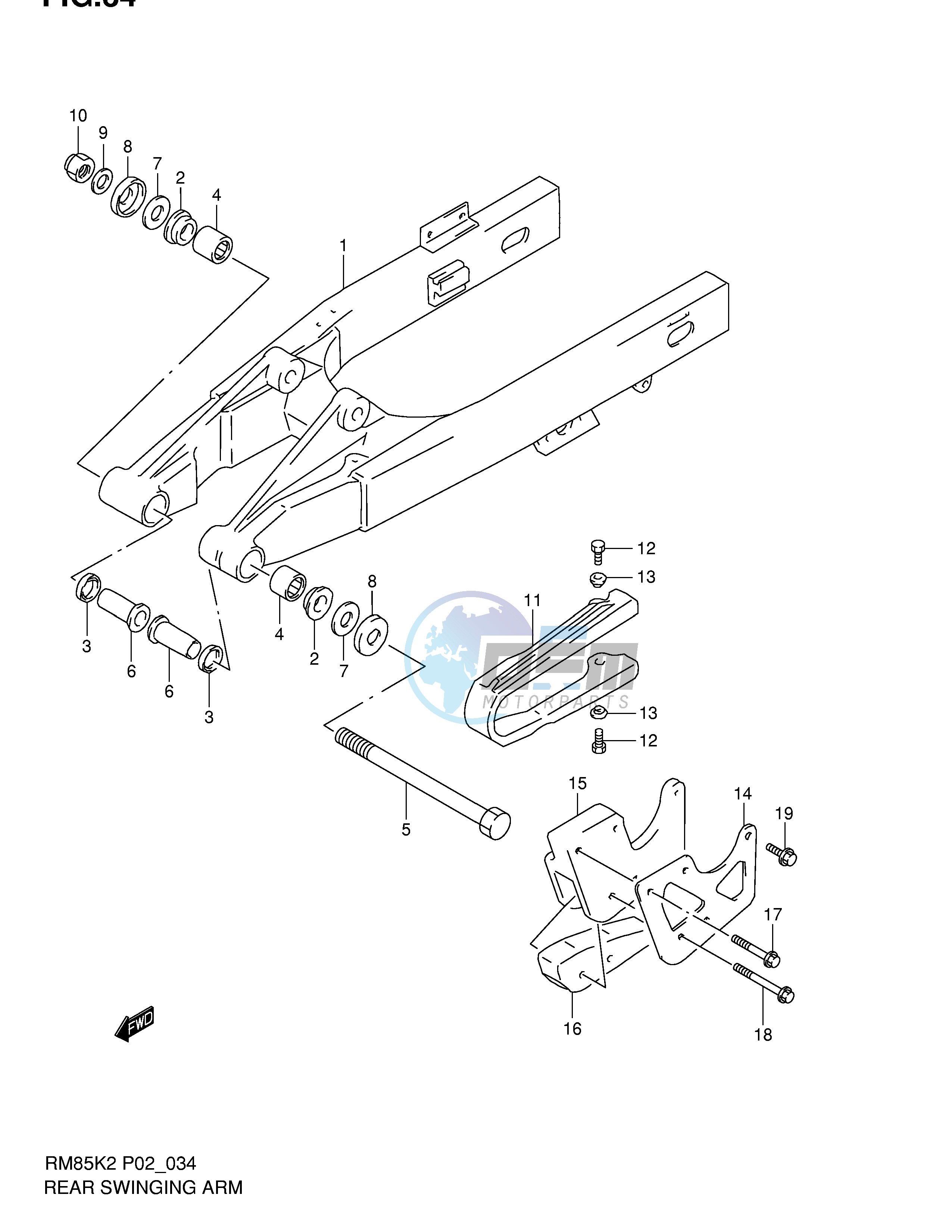 REAR SWINGING ARM