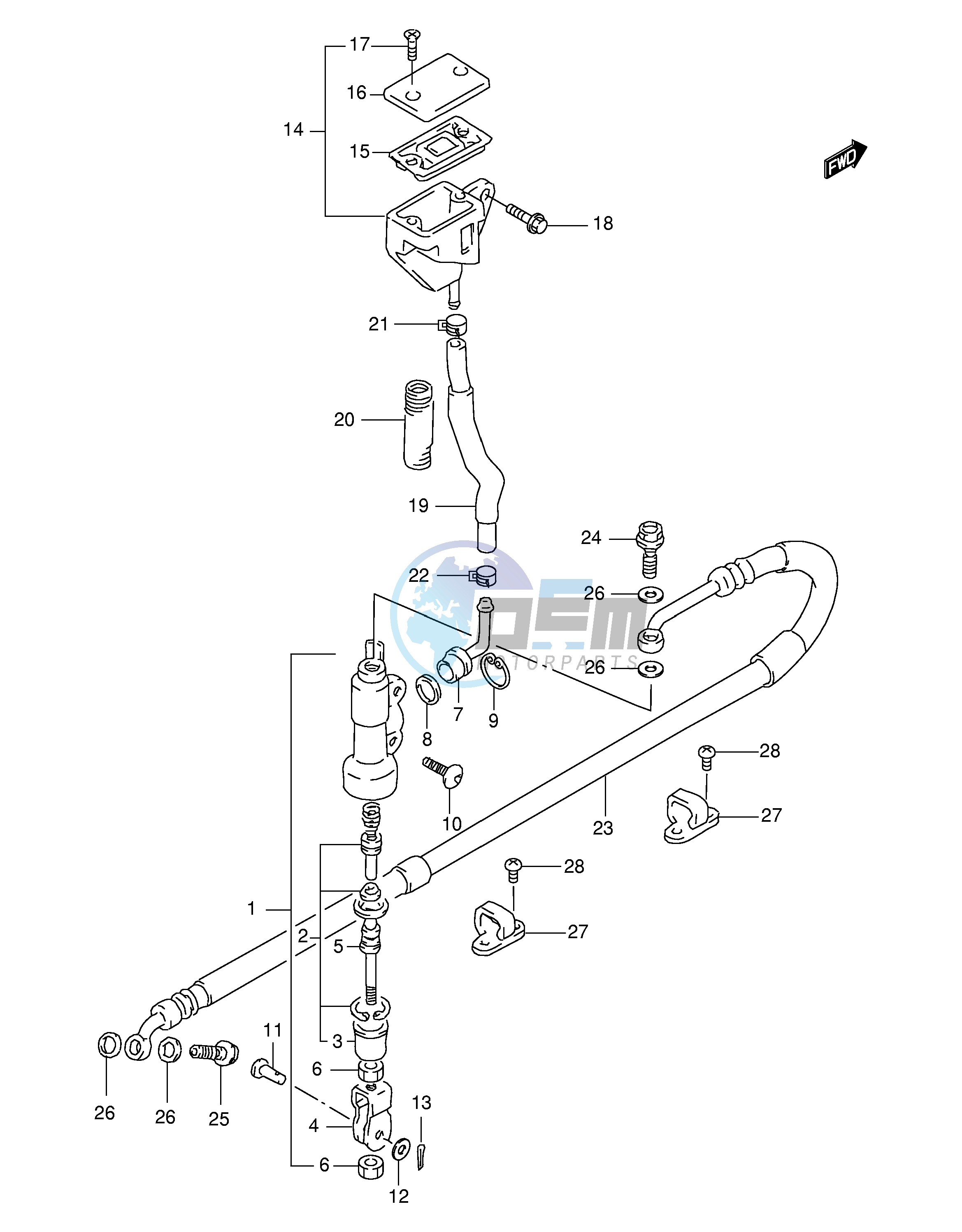 REAR MASTER CYLINDER