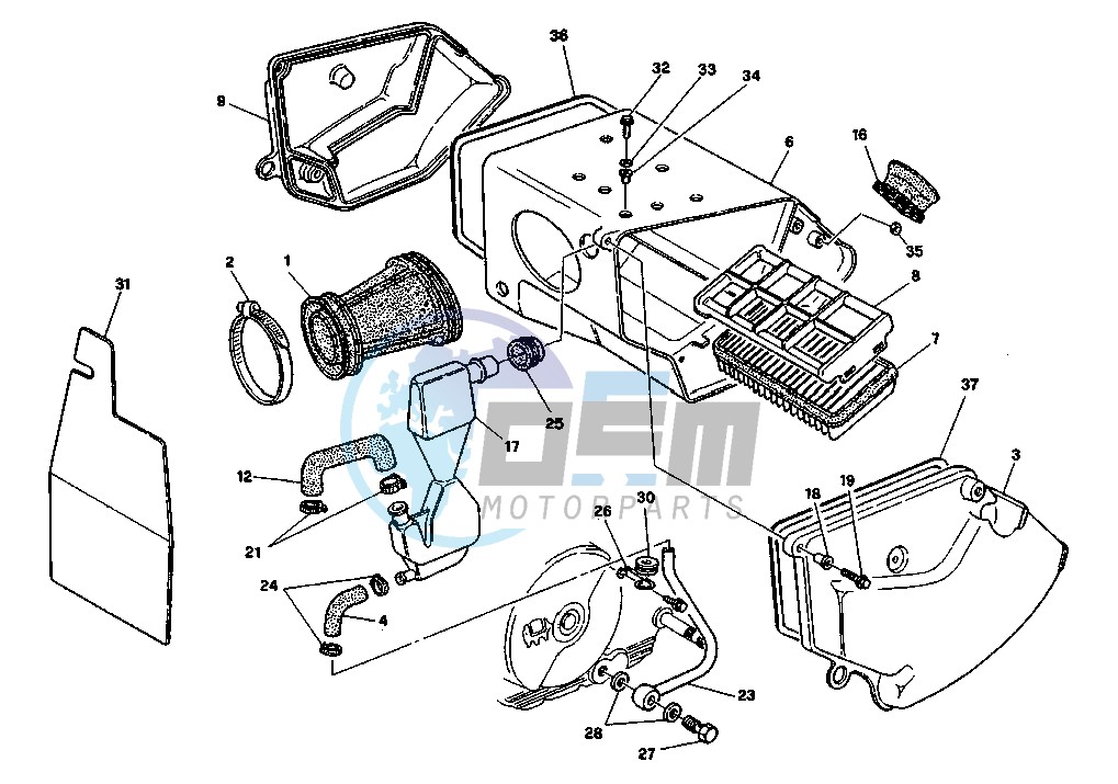 AIR INDUCTION-OIL VENT