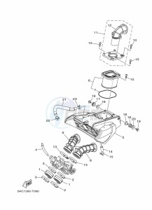 MT-07 MTN690-A (B4CS) drawing INTAKE