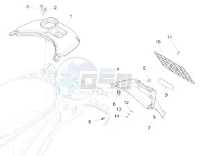 150 Sprint 4T 3V ie (APAC) (AU, CD, EX, JP, RI, TH, TN) drawing Rear cover - Splash guard