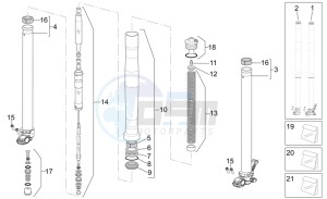 RXV 450-550 Street Legal drawing Front fork I