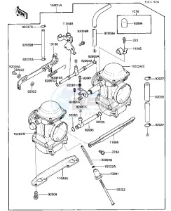 EX 500 A [EX500] (A1-A3) [EX500] drawing CARBURETOR