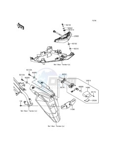 ER-6N ER650EGF XX (EU ME A(FRICA) drawing Taillight(s)