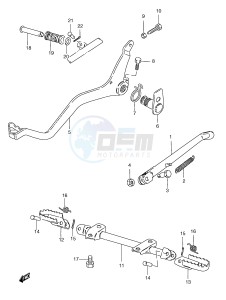 TS185ER (E1) drawing STAND (MODEL T V W)