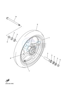 XJ6N 600 XJ6-N (NAKED) (20SS) drawing FRONT WHEEL