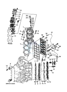 Z150PETOL drawing CYLINDER--CRANKCASE-2