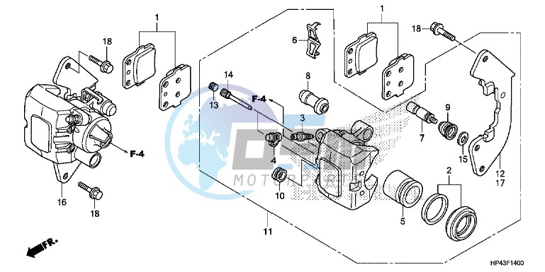 FRONT BRAKE CALIPER