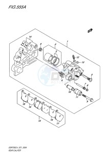 GSR750Z EU drawing REAR CALIPER