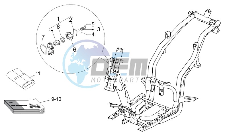 Lock hardware kit