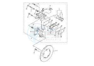 YZF R6 600 drawing REAR BRAKE CALIPER