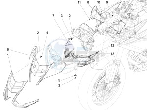 ETV Caponord 1200 USA USA drawing Front Fairing