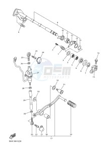 YZF-R1M 998 R5 (2KSF) drawing SHIFT SHAFT