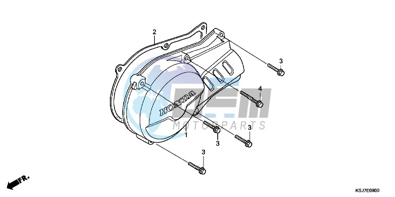 LEFT CRANKCASE COVER