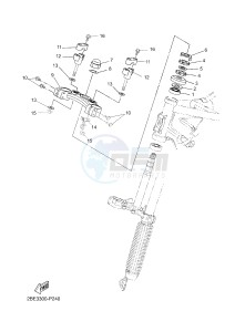 XT660ZA XT660Z ABS TENERE (2BE4 2BE4 2BE4) drawing STEERING