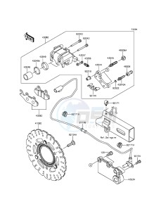 NINJA_300_ABS EX300BFF XX (EU ME A(FRICA) drawing Rear Brake