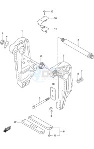 DF 200AP drawing Clamp Bracket