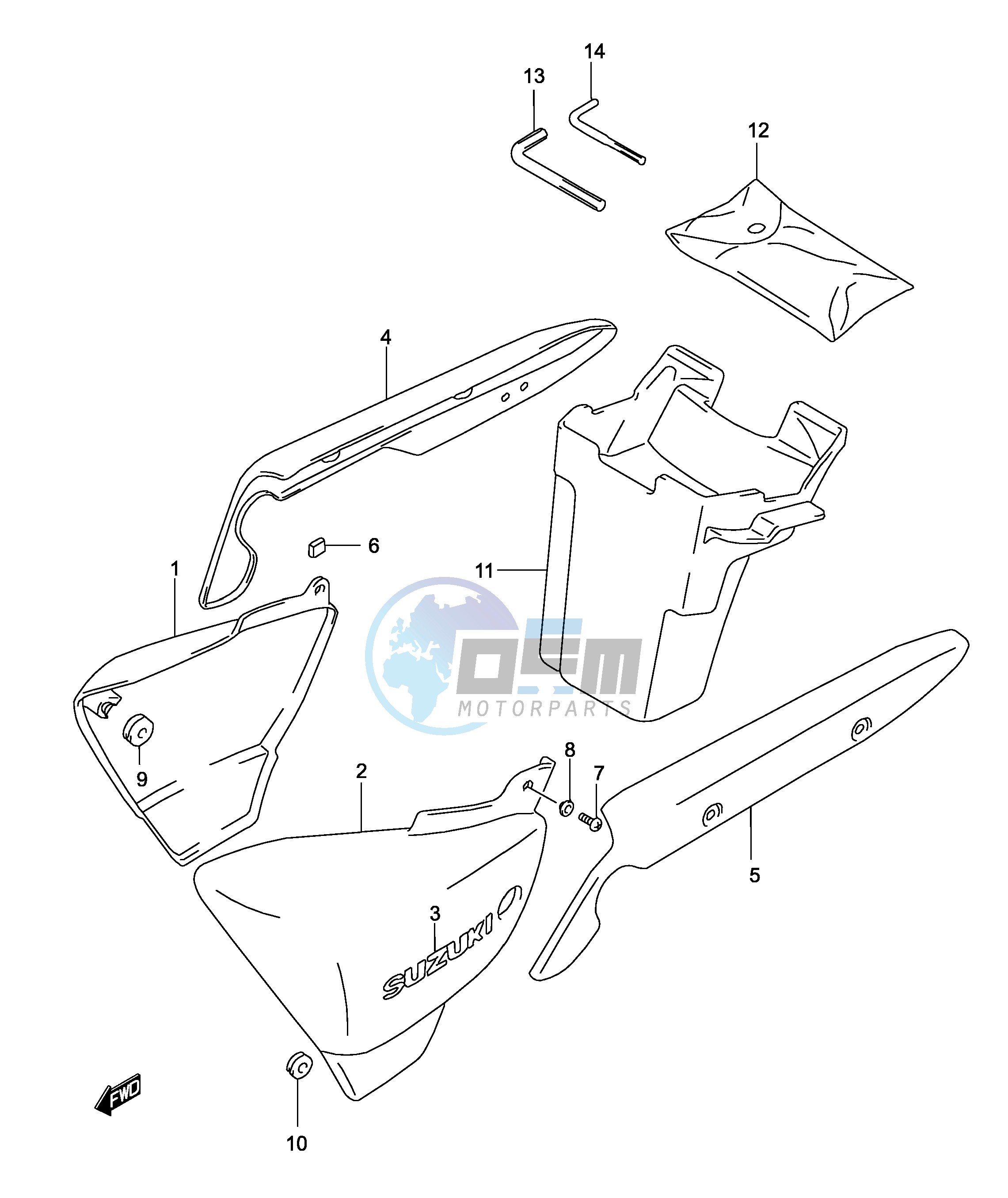 FRAME COVER (MODEL K3)