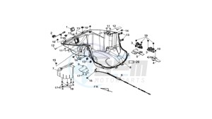 MAXSYM 400 EFI drawing HELMET BOX