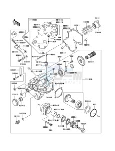 VN1600 CLASSIC VN1600A6F GB XX (EU ME A(FRICA) drawing Front Bevel Gear