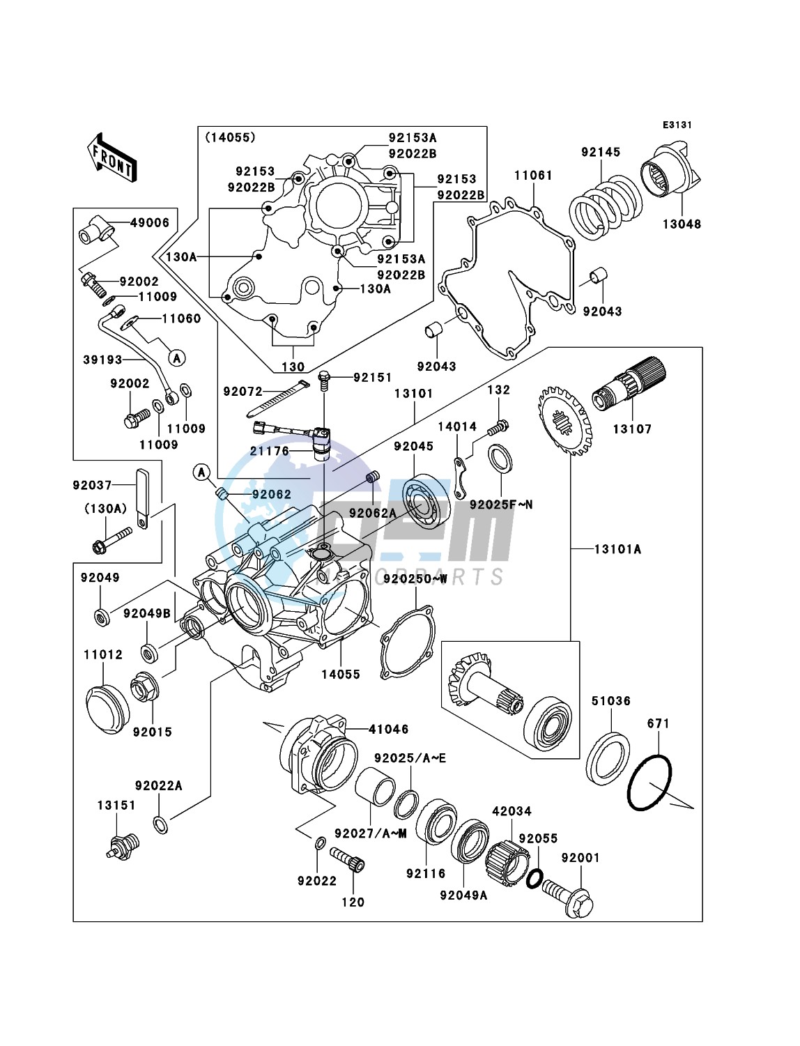 Front Bevel Gear