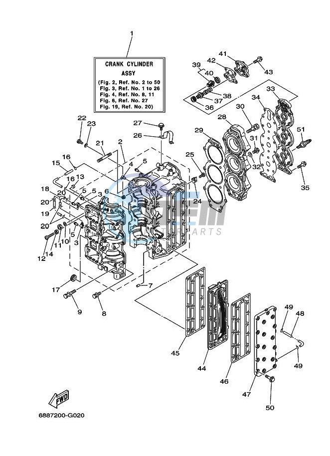 CYLINDER--CRANKCASE