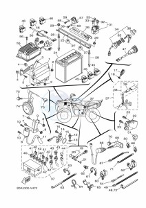 YFM700FWBD KODIAK 700 EPS (BGFB) drawing ELECTRICAL 1