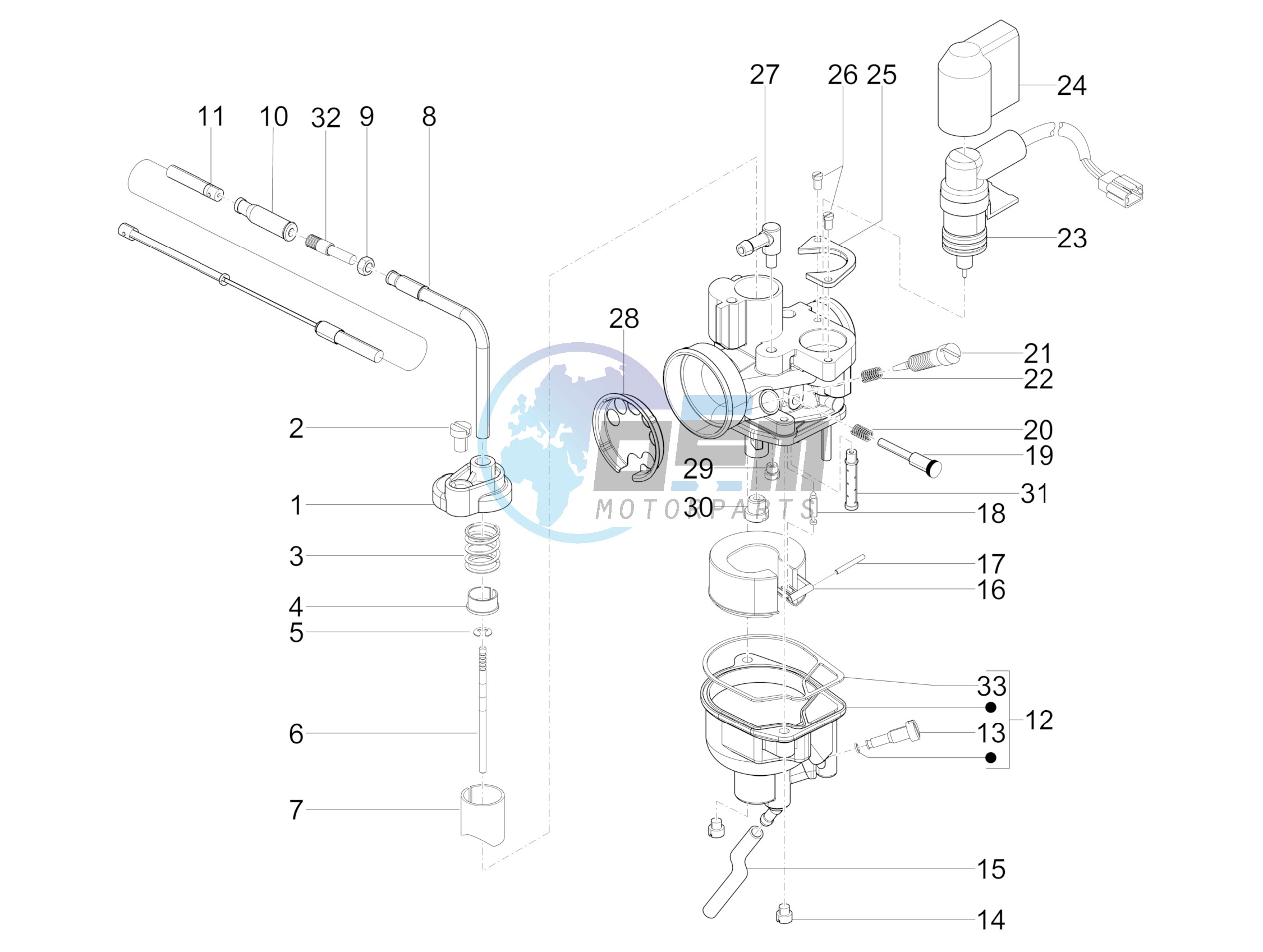 Carburetor's components