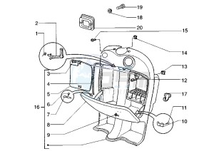 FREE FL 50 drawing Front glove compartment