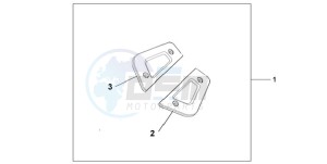 GL18009 BR / AB - (BR / AB) drawing CHROME P.STEP UND