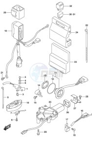 DF 300AP drawing PTT Switch/Engine Control Unit