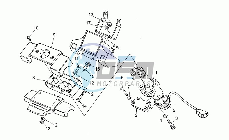 Main switch - steering lock