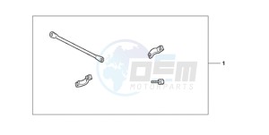 XL1000V9 F / CMF drawing HANDLE BRIDGE