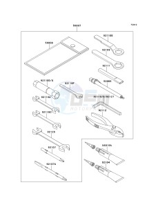 ZX 1100 E [GPZ 1100] (E1-E3) [GPZ 1100] drawing OWNERS TOOLS