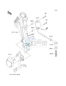 KLX 140 A [KLX140] (A8F-A9FA) A8F drawing IGNITION SYSTEM