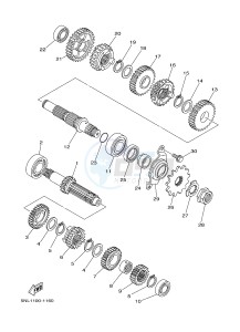 YZF-R6 600 R6 (1HCA 1HCB 1HCC) drawing TRANSMISSION