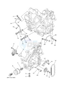 YFM550FWA YFM550DE GRIZZLY 550 (1NPC) drawing OIL PUMP