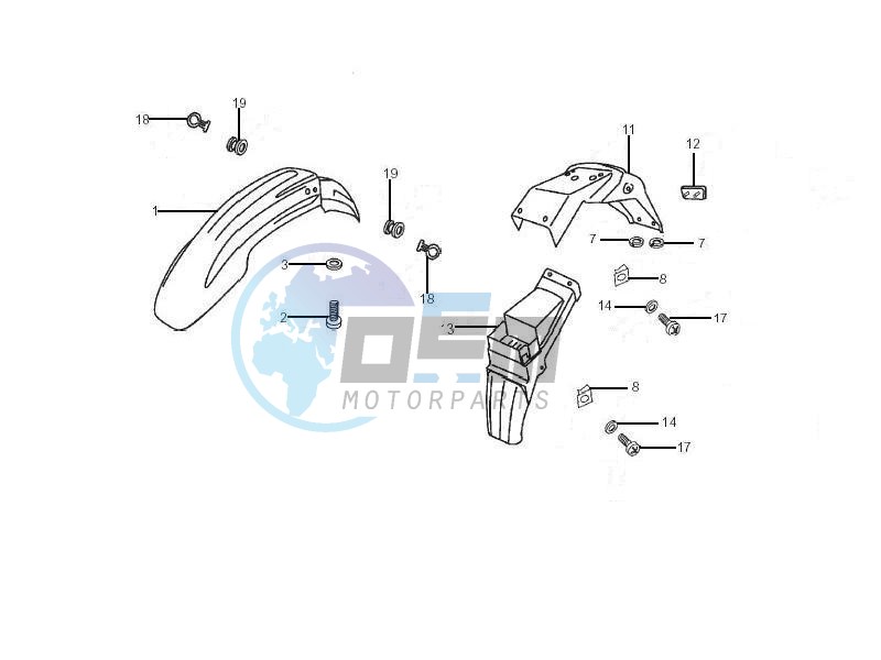 Wheel housing - Mudguard