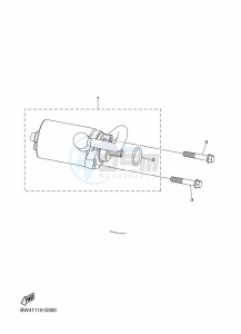 YFZ50 (BW4A) drawing STARTING MOTOR