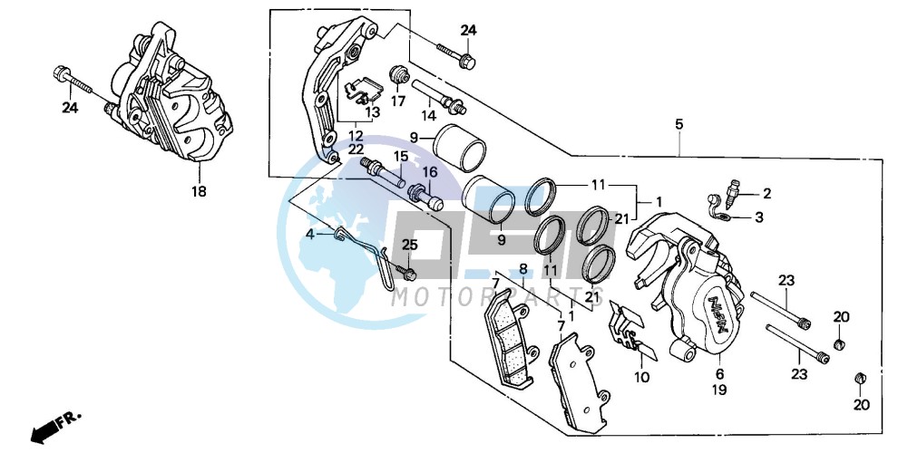 FRONT BRAKE CALIPER