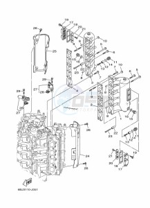 LF300TXR-2010 drawing CYLINDER-AND-CRANKCASE-3