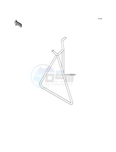 KX 125 K [KX125] (K3) [KX125] drawing STAND-- S- -