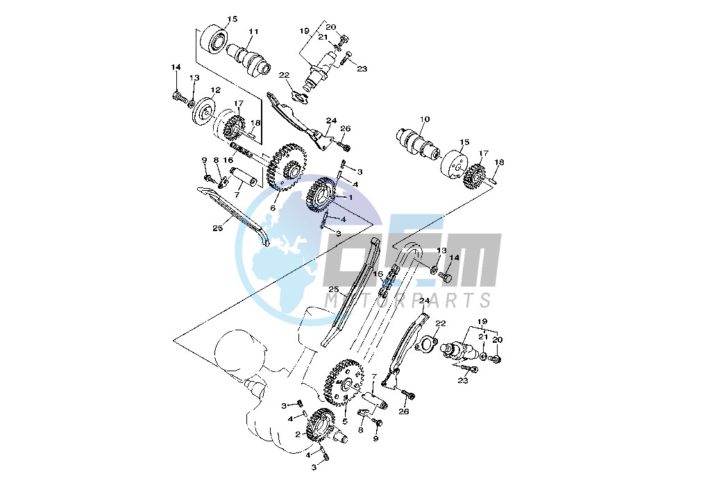 CAMSHAFT- CHAIN