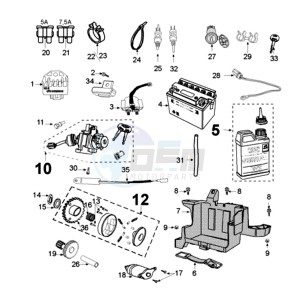 VIVA 3 L 50 4T A drawing ELECTRIC PART