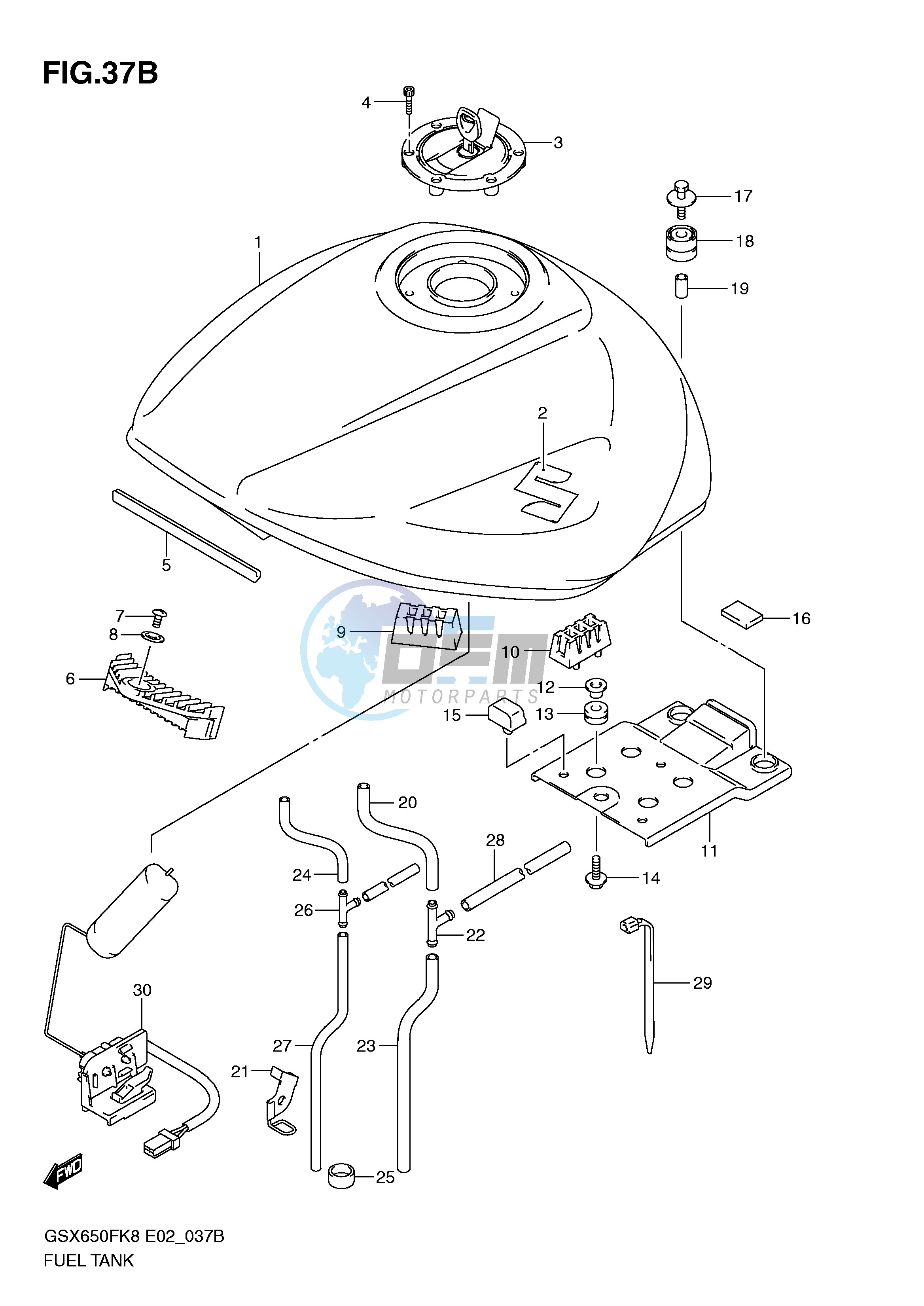 FUEL TANK (MODEL L0)